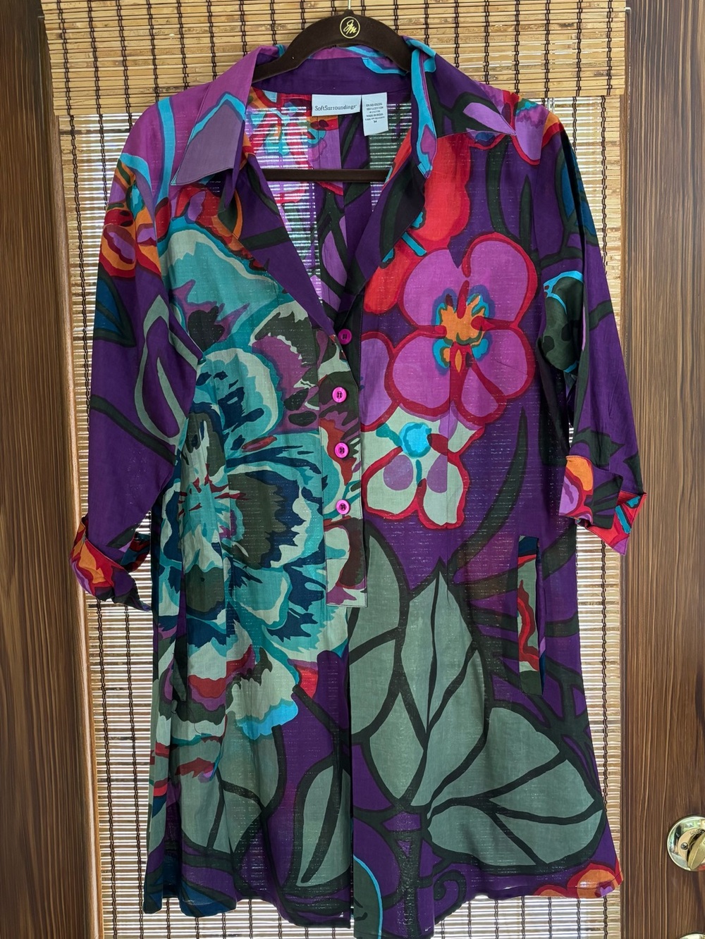 SOFT SURROUNDING SHIRT DRESS TUNIC Style Sz. Medium